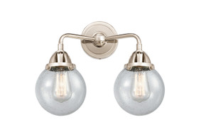 Bathroom Fixtures Two Lights by Innovations ( 405 | 288-2W-PN-G204-6-LED Nouveau 2 ) 
