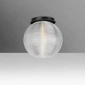 Flush Mounts Glass Down by Besa ( 74 | 461600C-BK Besa Kristall 8 Ceiling ) 