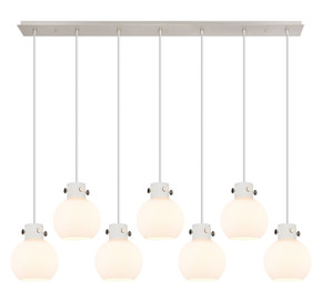 Linear/Island 4 Light + by Innovations ( 405 | 127-410-1PS-PN-G410-8WH Newton ) 