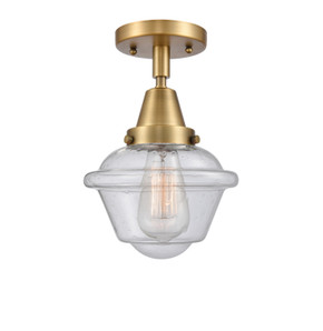 Semi-Flush Mts. Glass Down by Innovations ( 405 | 447-1C-BB-G534 Caden ) 