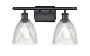 Bathroom Fixtures Two Lights by Innovations ( 405 | 516-2W-BK-G382-LED Ballston ) 