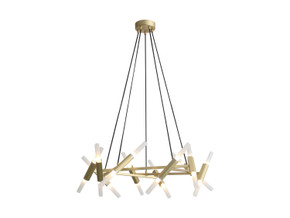 Mid. Chandeliers Glass Up by Avenue Lighting ( 192 | HF6020-BB Manhattan Ave. ) 