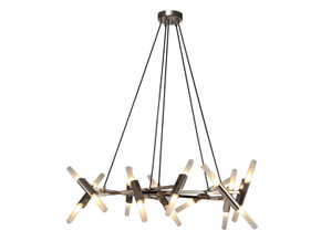 Large Chandeliers Geometric/Linear by Avenue Lighting ( 192 | HF6020-PN Manhattan Ave. ) 