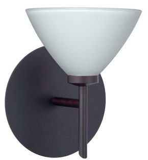 Sconces Single Glass by Besa ( 74 | 1SW-174307-BR Kona ) 