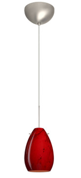 Mini Pendants Glass Down by Besa ( 74 | 1XC-1713MA-SN Pera ) 