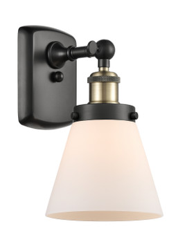 Sconces Single Glass by Innovations ( 405 | 916-1W-BAB-G61-LED Ballston Urban ) 
