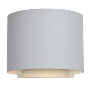 Exterior Wall Mt./Flush by Access ( 18 | 20399LEDMGRND-WH Curve ) 