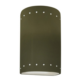 Exterior Wall Mt./Flush by Justice Designs ( 102 | CER-0990W-MGRN Ambiance ) 
