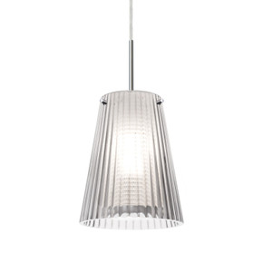 Mini Pendants Glass Down by Besa ( 74 | 1JT-DIONCL-LED-SN Besa Dion Pendant ) 