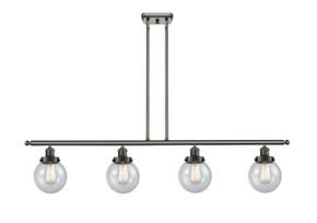 Linear/Island 4 Light + by Innovations ( 405 | 916-4I-OB-G204-6-LED Ballston Urban ) 