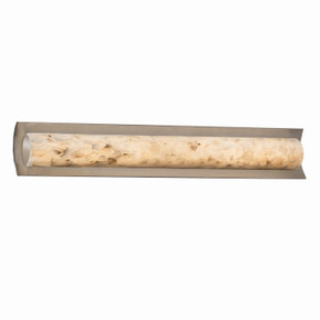Bathroom Fixtures Cylindrical / Linear by Justice Designs ( 102 | ALR-8635-NCKL Alabaster Rocks ) 