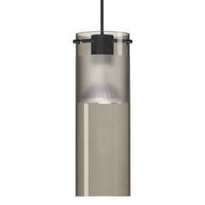 Mini Pendants Glass Down by Besa ( 74 | 1XT-6527ES-LED-BK Besa Scope Pendant ) 