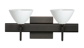 Bathroom Fixtures Two Lights by Besa ( 74 | 2SW-174307-BR-SQ Domi ) 