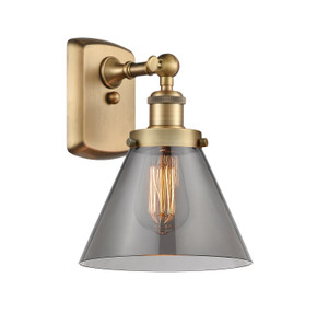 Sconces Single Glass by Innovations ( 405 | 916-1W-BB-G43-LED Ballston Urban ) 