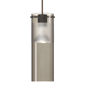 Mini Pendants Glass Down by Besa ( 74 | 1XT-6527ES-LED-BR Besa Scope Pendant ) 