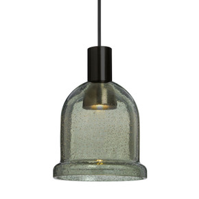 Mini Pendants Glass Down by Besa ( 74 | 1XC-KIBAMS-LED-BK Besa Kiba Pendant ) 