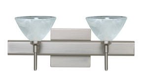 Bathroom Fixtures Two Lights by Besa ( 74 | 2SW-174352-SN-SQ Domi ) 
