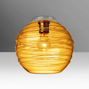 Flush Mounts Glass Down by Besa ( 74 | 462782C-EDIL-SN Besa Wave 10 Ceiling ) 