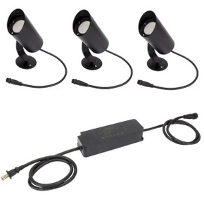Exterior Spot Lights by American Lighting ( 303 | SPKPL-LDS-RGBTW-3KIT-BK Spektrum+ Landscape ) 