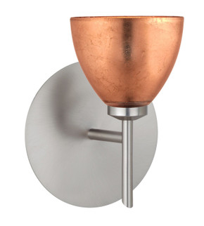 Sconces Single Glass by Besa ( 74 | 1SW-1758CF-SN Divi ) 