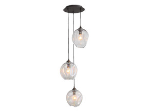 Mini Pendants 3 Light Cluster by Avenue Lighting ( 192 | HF8143-DBZ-CL Sonoma Ave. ) 