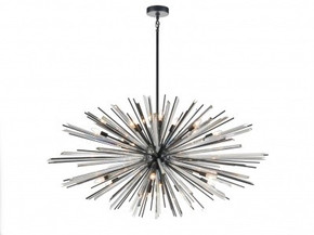 Large Chandeliers Starburst by Avenue Lighting ( 192 | HF8200-BK Palisades Ave. ) 