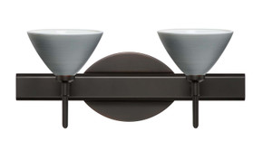 Bathroom Fixtures Two Lights by Besa ( 74 | 2SW-1743TN-BR Domi ) 