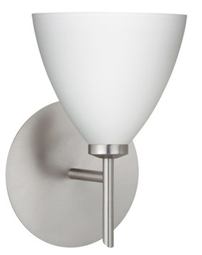 Sconces Single Glass by Besa ( 74 | 1SW-177907-SN Mia ) 