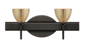 Bathroom Fixtures Two Lights by Besa ( 74 | 2SW-1758GF-BR Divi ) 