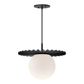 Pendants Glass Down by Alora ( 452 | PD501214MBOP Plume ) 
