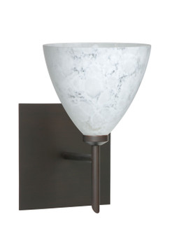 Sconces Single Glass by Besa ( 74 | 1SW-177919-BR-SQ Mia ) 