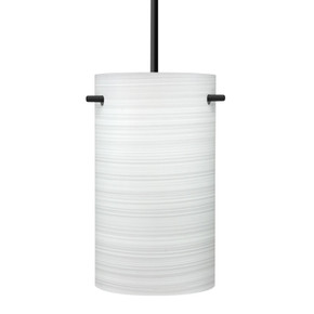 Mini Pendants Glass Down by Besa ( 74 | 1JT-4005KR-LED-BK Besa Tamburo 5 Pendant ) 