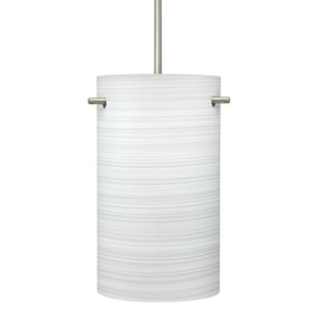 Mini Pendants Glass Down by Besa ( 74 | 1JT-4005KR-LED-SN Besa Tamburo 5 Pendant ) 