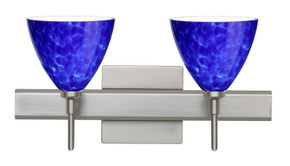 Bathroom Fixtures Two Lights by Besa ( 74 | 2SW-177986-SN-SQ Mia ) 