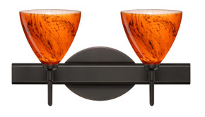 Bathroom Fixtures Two Lights by Besa ( 74 | 2SW-1779HB-BR Mia ) 