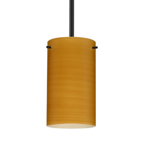 Mini Pendants Glass Down by Besa ( 74 | 1TT-4404OK-MED-BK Besa Stilo 7 Stem Pendant ) 
