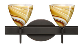 Bathroom Fixtures Two Lights by Besa ( 74 | 2SW-1779HN-BR Mia ) 