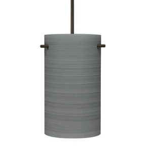 Mini Pendants Glass Down by Besa ( 74 | 1JT-4005TN-LED-BR Besa Tamburo 5 Pendant ) 