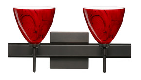 Bathroom Fixtures Two Lights by Besa ( 74 | 2SW-1779MA-BR-SQ Mia ) 