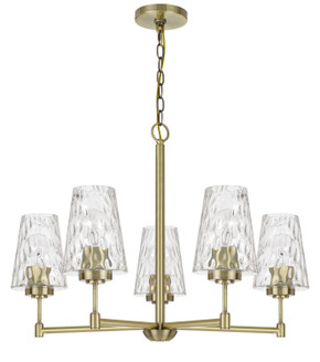 Mid. Chandeliers Glass Up by Cal Lighting ( 225 | FX-3749-5 Crestwood ) 