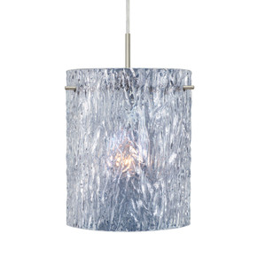 Mini Pendants Glass Down by Besa ( 74 | 1JT-400600-LED-SN Besa Tamburo 8 Pendant ) 