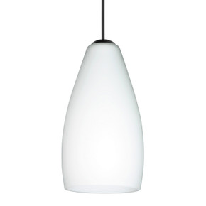 Mini Pendants Glass Down by Besa ( 74 | 1XC-719807-LED-BK Besa Karli Pendant ) 