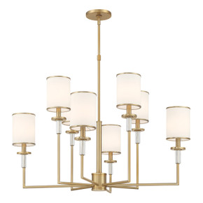 Mid. Chandeliers Candle by Crystorama ( 60 | HAT-478-VG Hatfield ) 