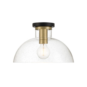 Semi-Flush Mts. Glass Down by Designers Fountain ( 43 | D283M-SF-MB Nova ) 