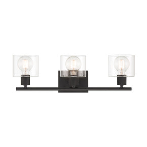 Bathroom Fixtures Three Lights by Designers Fountain ( 43 | D285M-3B-MB Vibrato ) 