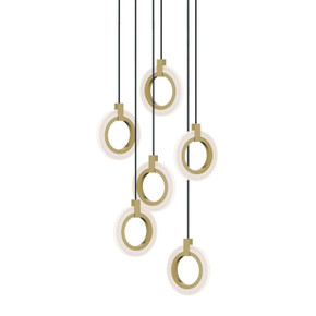Mini Chandeliers Multi-Port/Cascade by AFX Lighting ( 162 | HLOP08LAJUDLBRND6 Halo ) 