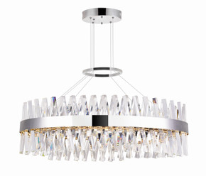 Linear/Island 4 Light + by CWI Lighting ( 401 | 1220P40-601-O Glace ) 