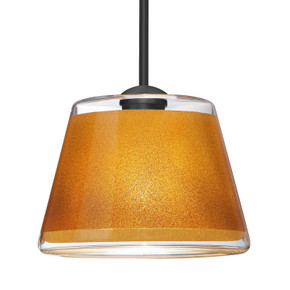 Mini Pendants Glass Down by Besa ( 74 | 1TT-PIC9GD-LED-BK Besa Pica 9 Pendant ) 