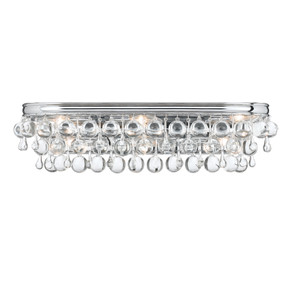Bathroom Fixtures Five+Lights by Crystorama ( 60 | 133-CH Calypso ) 
