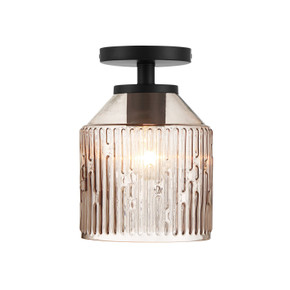 Semi-Flush Mts. Glass Down by Designers Fountain ( 43 | D288M-SF-MB Ele ) 